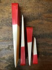 4pc Set Of K h Red Head Felling Wedges Premium Quality 5 5   7 5   10   12 