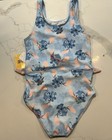 Disney Lilo   Stitch Girls Cutout One-piece Swimsuit Size 8