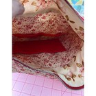 Handmade Floral Pleated Crossbody Bag