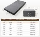 Tri Folding Mattress - Foldable Mattress For Travel rv camping road Trip guest
