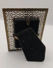 Vintage Gold Metal Filigree Decorative Photo Picture Frame 4   x3   