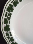 Meissen Full Green Vine Scalloped 8  Plate  multiple Available 