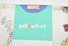 Pillowfort Twin Sheet Set White Marvel Comic Toss 100  Cotton Deep Fitted