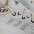 New Adidas Cloudfoam Pure Spw White Pink Running Shoes Kids Sz 1 5 If9161 Nib