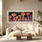 Yayoi Kusama Exhibition Poster   Panoramic Wall Art   Modern Home Decor   canvas