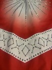 New Gk Elite Red Leotard Gymnastics Custom Rhinestone Bling Competition Size  Al