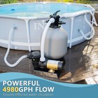 Xtremepowerus 1 5hp Two Speed Above Ground Swimming Pool Pump Energy Efficient