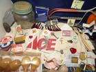 Vintage Junk Drawer Lot   120  Items   lot Z 
