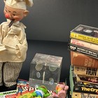 Junk Drawer Lot Vtg Pin Marbles Comics Zippo Glove Coin Pocket Knife Cards Mitt