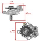 Caltric Oil Pump For Yamaha Yz250f 2001-2013 Motorcycle 5nl-13300-00-00