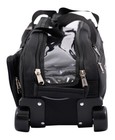 New Xstrike Black 3 Ball Tote Roller With Strap   Shoe Bag And Better Wheels