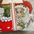 Pottery Barn Kids Dr Seuss The Grinch Heirloom Patchwork Throw Blanket  50  X 60