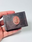 Old Wood Gift Box Set Mini Lp Tim Amulet Magic Yantra Phra Pidta Buddha Talisman