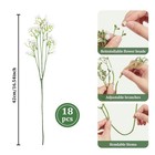 18x Real Touch White Babys Breath Artificial Flowers Gypsophila Wedding Decor