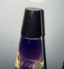 90s Lava Lite Midnight 16 5  Clear Liquid Purple Wax Black Base-cap All Original