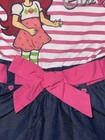 Vintage Y2k Strawberry Shortcake Berry Sweet Girl Dress Size 5t Pink Blue Bow