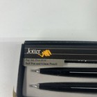 Vintage  Parker Jotter Black Ballpoint Pen   Pencil Set In Box Nos