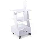 Dental Mobile Rolling Cart Mouth Sweeping Trolley   Drawer   Power Socket