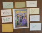 8 Autographs Lost In Space Complete Original Cast And Creator Inc Guy Williams