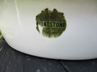 Large Lisk Flintstone Enamelware Basin Tub Oval Wash  Farmhouse Baby Bath 21 5 