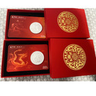Cgci 2025 China 10yuan Chinese Dragon Silver Coin 38mm 31 104g With Card 2pcs
