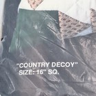 Vintage Bucilla Mallard Duck Quilt Applique Pillow Kit  40201 Country Decoy 16 