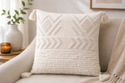 2 Pcs Textured Cushion Cover Square Throw Pillow Case Sofa Home Decor 287662