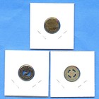 Lot Of 3 Transit Tokens Good For One Fare - Fargo  Sioux Falls  Oakland