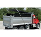 Dump Truck Tarp Kit 7 6 x15  Asphalt Vinyl Tarp W  Double Pocket   Grommets 18oz