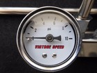 Tri Power Sb Chevy Rochester 2g Ss Polished Block Fuel Line W gauge 5 1 2  C C