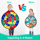 Kids Dart Board Game Set-29 Inchs  Board Games With 16 Stick Balls  Summer Indoo