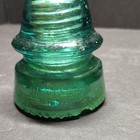 Hemingray 42 Green Glass Petticoat Insulator Vintage Collectible