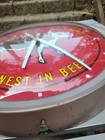 Cross Bros Meat Packers Finest In Beef Old Clock  Butcher  Grocery Store  Works