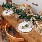 Round Woven Placemats  Rattan Placemats  13 Inch  Set Of 6