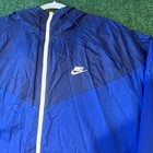 Nike Windrunner Jacket Size Xl Blue Hooded Full Zip