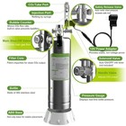 Aquarium Co2 System 5l Complete Kit Solenoid Bubble Counter Fzone Fz Gnrt Safety