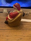 Vtg Metal Santa Claus Christmas Bank Alliance Savings   Loan Chicago 