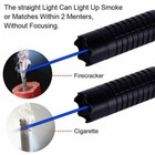 1mw Thor  Adjustable Focus 450nm Blue Laser Pointer Pen With 5 Stat Caps