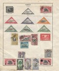 Liberia Stamps On 2 Sides Of Album Page