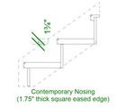 Red Oak Stair Tread 1 75 In  X 11-1 2 In  X 36 In Solid-wood Edge-glued 8 4
