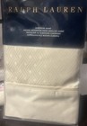 Ralph Lauren Home Bedford Jacquard Euro Sham Essex Cream - Nip  215 00