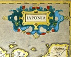  japonia   1606 Original Hondius Map Of Japan   And  Korea As An Island