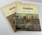 Complete Paintings Of Canaletto   Giotto Color Plates Abrams 2 Vintage Book Lot