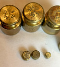 Ohaus Brass Calibration Weight Lot 3-50g  2-20g  2-2g  1g