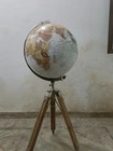 Weekend Sale Modern World Map Atlas Globe With Wooden Tripod Home Decor Gift