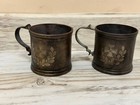 Brass Cups Complete From The Officers Cabinet Marked Wwii Germany Zeppelin Avia