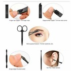 18pcs Pedicure   Manicure Set Nail Clippers Cleaner Cuticle Grooming Kit Case Us