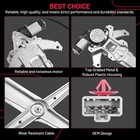 Front Driver Side For 1997-2001 Honda Cr-v Power Window Regulator With Motor