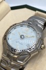 Seiko 40mm Wr 200 M White Dial Kinetic Auto Relay Stainless Steel Men s Watch