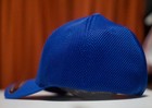 New The Original Flexfit Mens Blue Plain Work Mesh Flex Fit Hat Rhtnbr-35  L xl